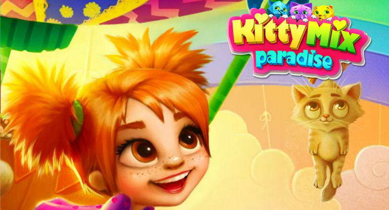 Иллюстрация Dreamlike Mix с котом-героем; в подборке также есть Kitty Mix Paradise. (12)